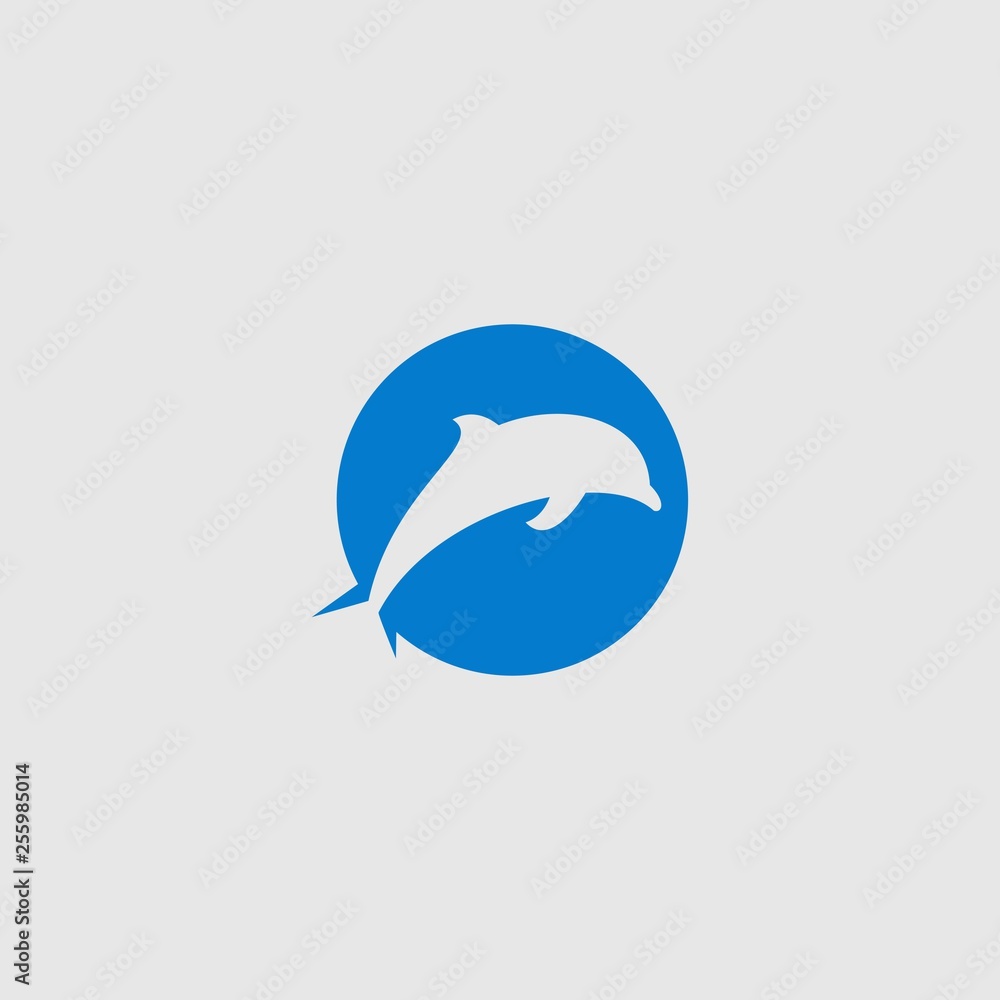Dolphins logo template Dolphins logo template