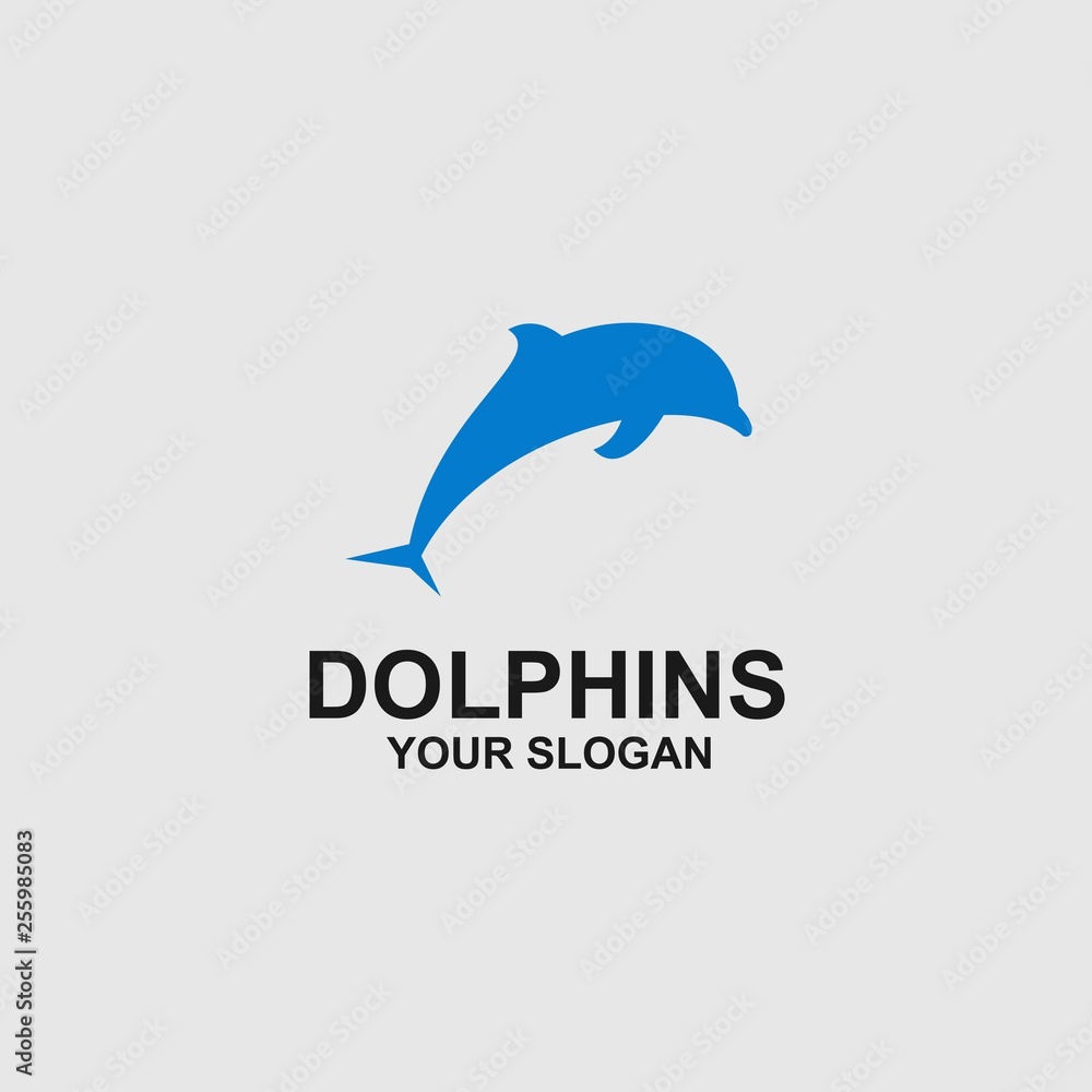 Dolphins logo template Dolphins logo template