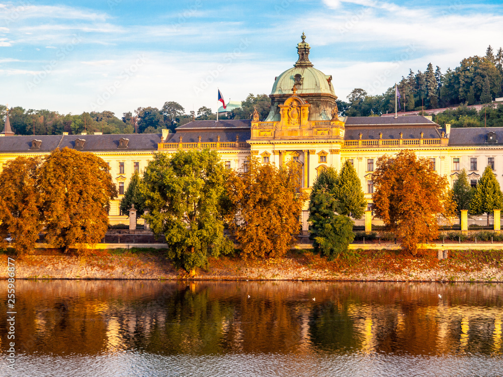 Straka Academy, the seat of Government of Czech Republic, Prague