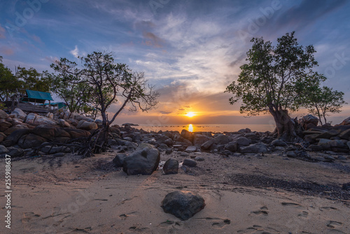 Panorama Sunset of  batam bintan Wonderful Indonesia photo