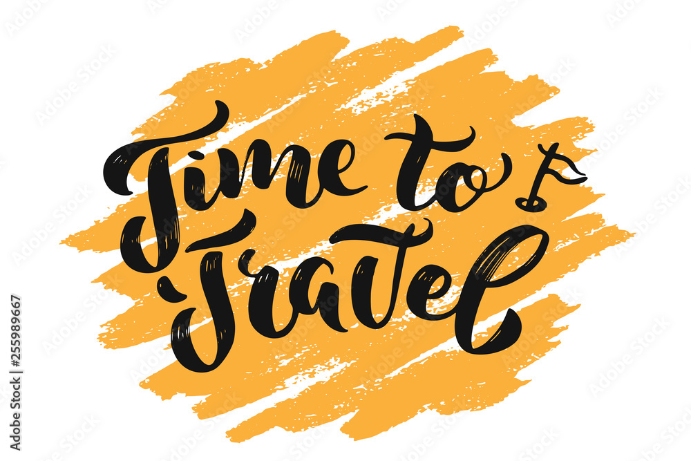 Handwritten Brush lettering composition of Summer Handwritten Brush lettering composition of Summer