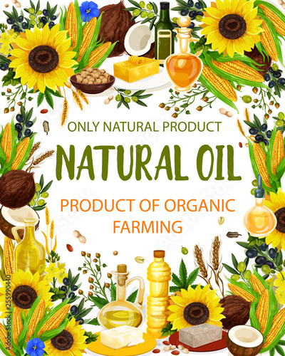Natural oil and plants, cooking and seasoning