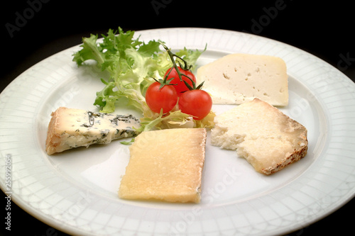 Italian food recipes, four kinds of italian cheese.