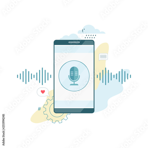 Voice assistant in the mobile phone concept