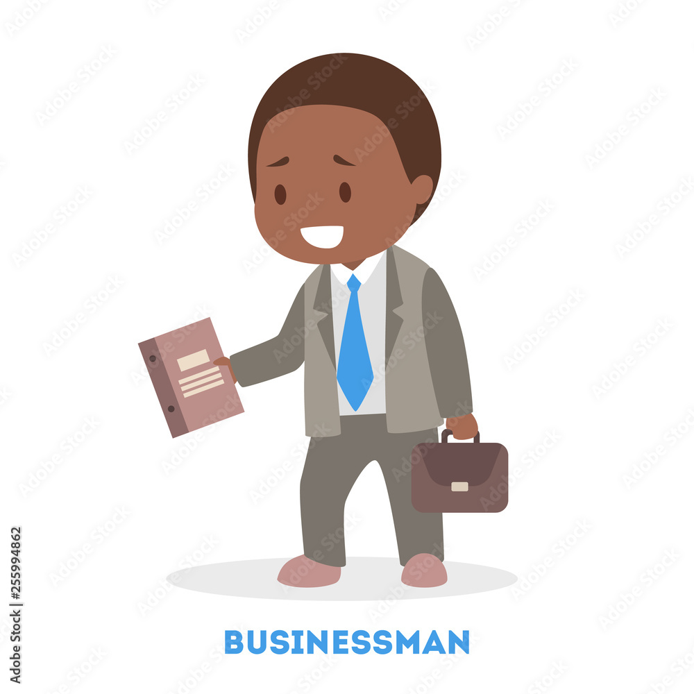 Child in suit playing as a businessman. Young Child in suit playing as a businessman. Young