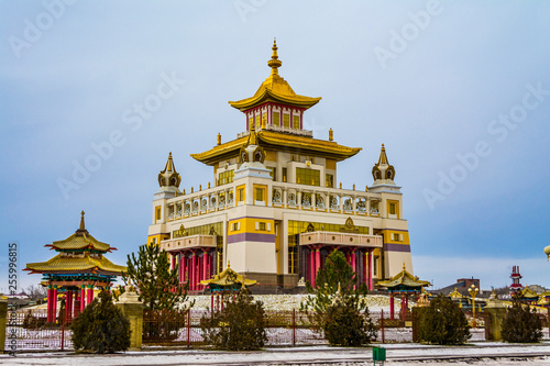 Burkhan Bakshin Altan Sume  Golden Temple   Elista  Kalmukya  Russia