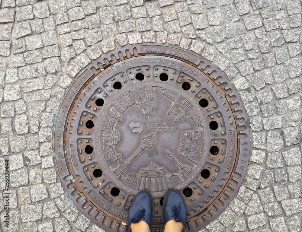  manhole cover in Berlin