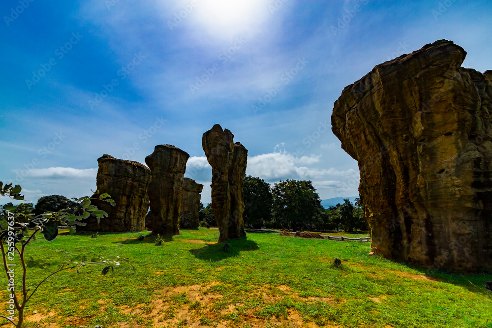 MOR HIN KHAOW, Chaiyaphum province or the Stonehenge of Thailand