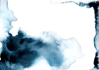 Dark colored watercolor picture
