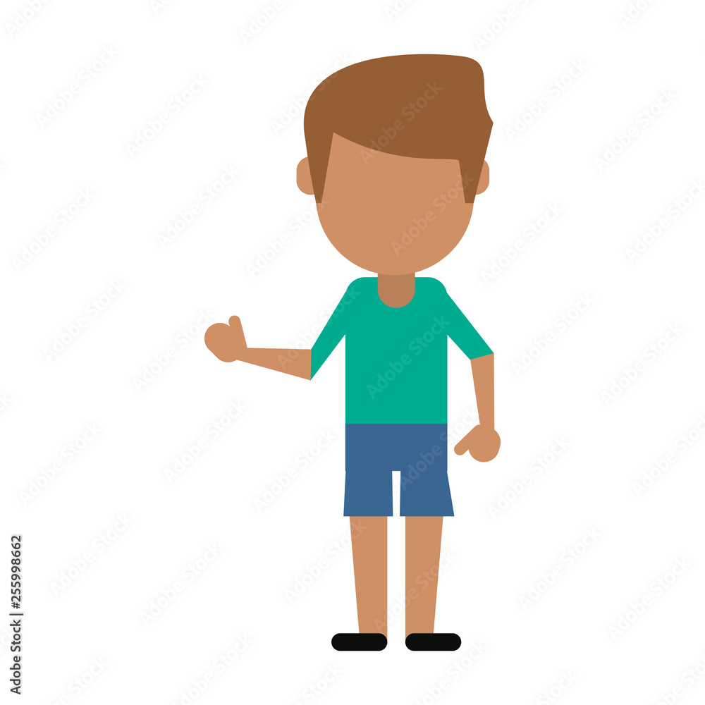 man faceless avatar cartoon