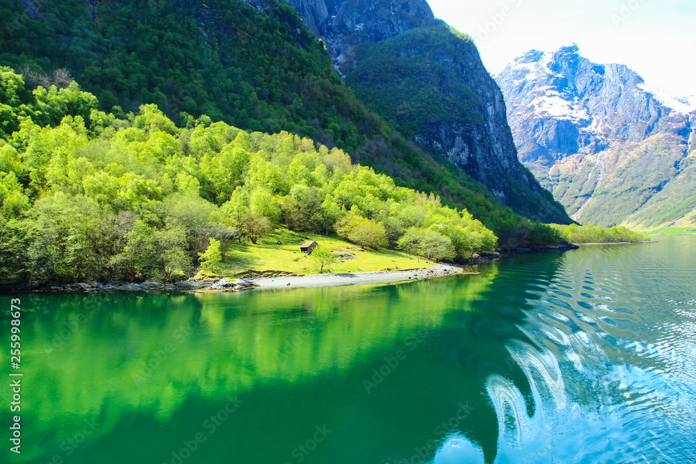 Majestic landscape of fjord in Norway