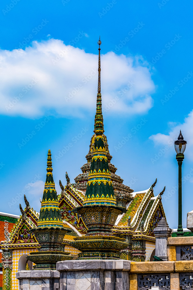 Pagoda roof in the Grand Palace