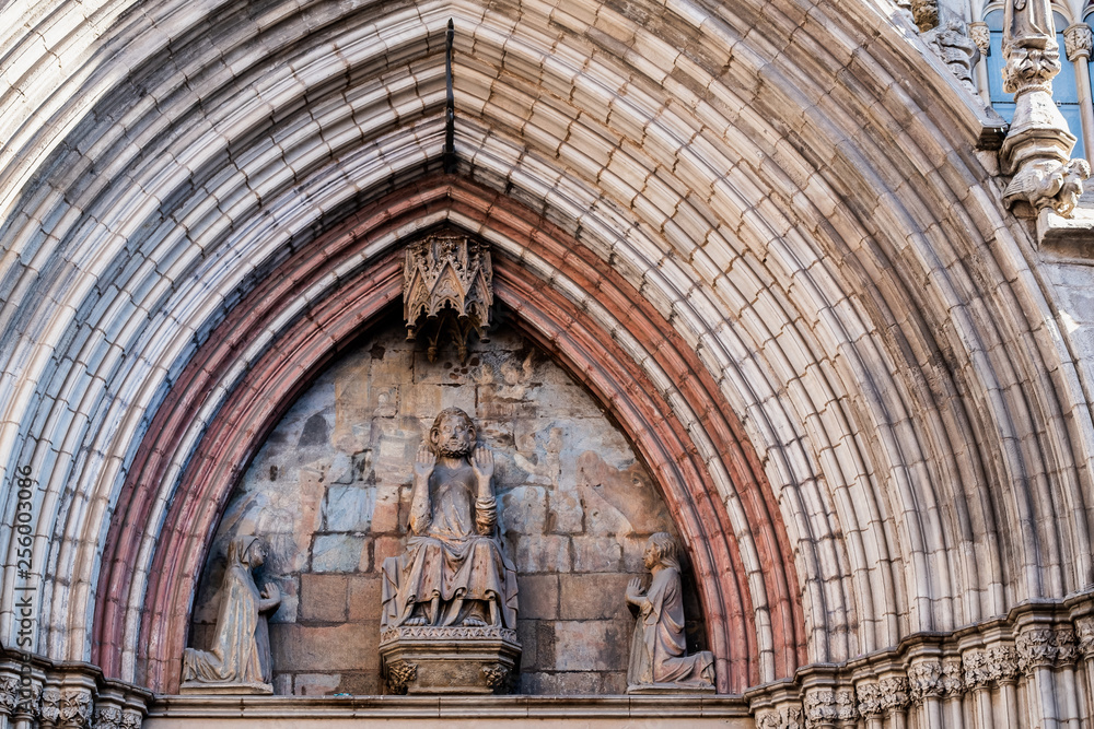 Fototapeta premium Basilique Sainte-Marie-de-la-mer de Barcelone