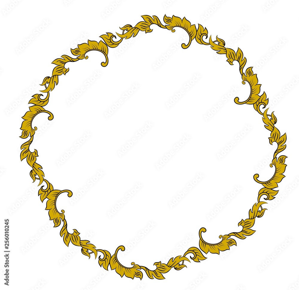 Thai Decorative elements vector set Thai Decorative elements vector set