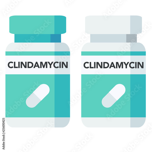 Clindamycin is an antibiotic used to treat certain serious bacterial infections.