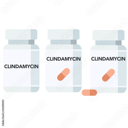 Clindamycin is an antibiotic used to treat certain serious bacterial infections.