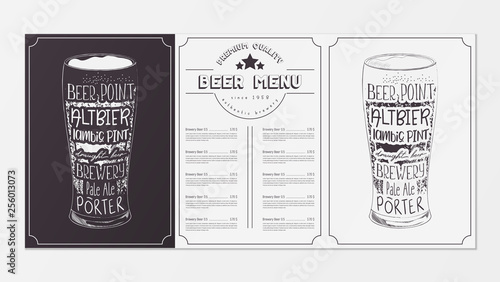 Beer Menu Design