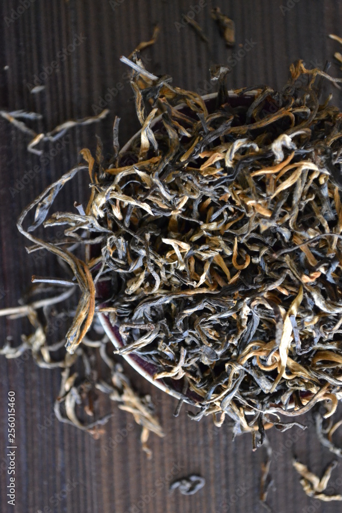 Dry Black Loose Leaf Tea	