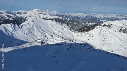 Zauchensee skiregion in Austria