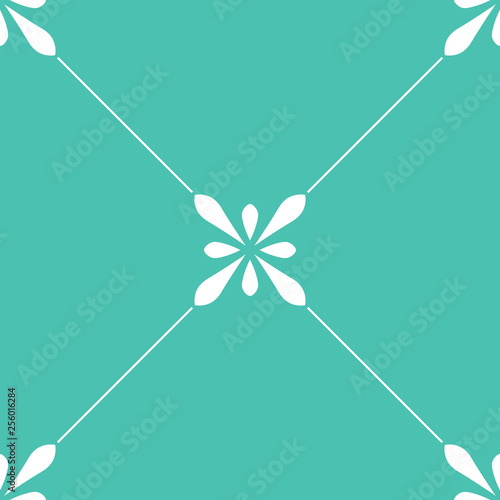 abstract floral seamless pattern with flowers, netting and leaves