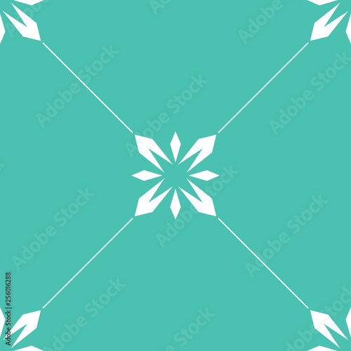 abstract floral seamless pattern with flowers, netting and leaves