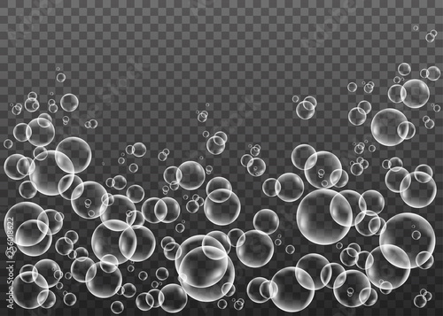 Underwater fizzing air bubbles  texture.