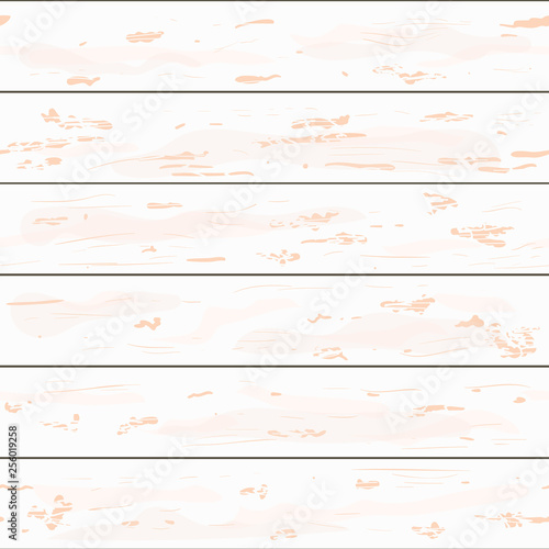 Wood texture background. White wooden shabby planks background, weathered top view