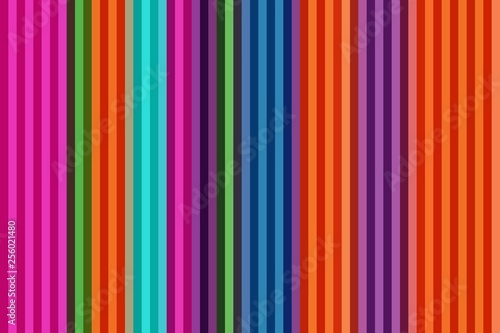Colorful vertical line background or seamless striped wallpaper, abstract paper.