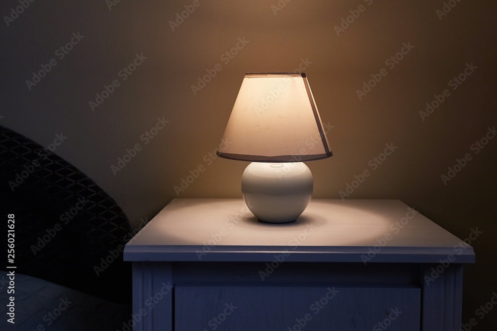 Фотография Lamp on a nightstand
