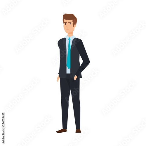 young businessman avatar character