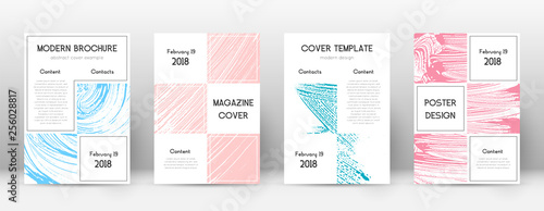 Cover page design template. Business brochure layo