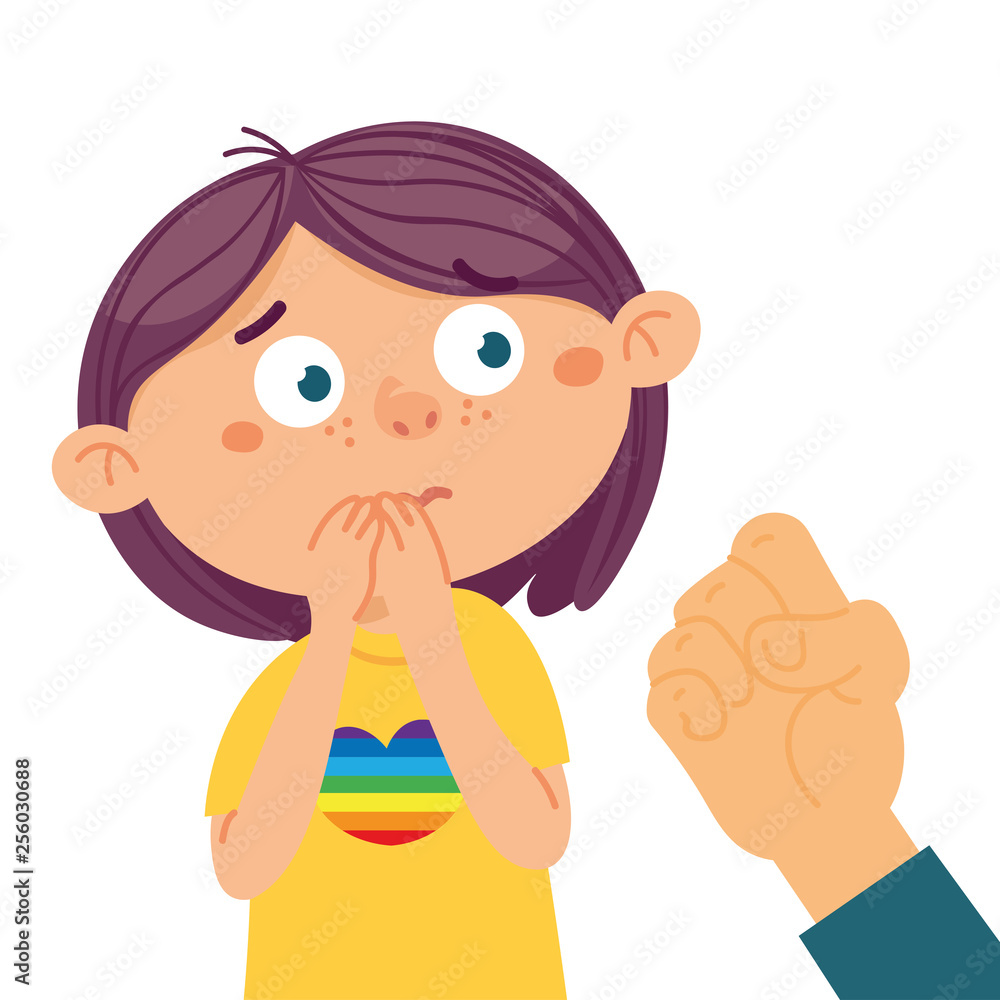 Physical bullying concept. Vector illustration about child abuse, harassment fat and body shaming, racism at school. Physical bullying concept. Vector illustration about child abuse, harassment fat and body shaming, racism at school.