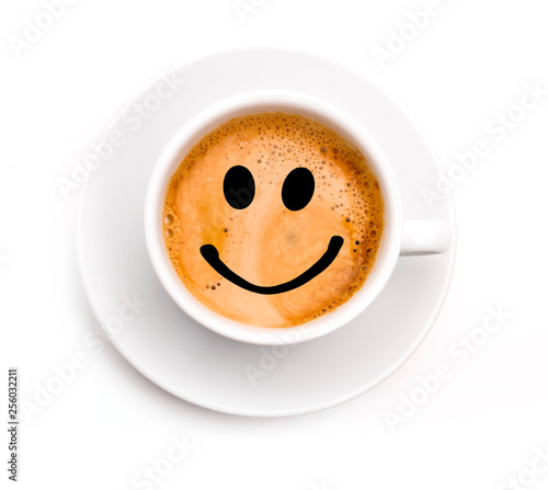 Kaffeetasse mit Smiley