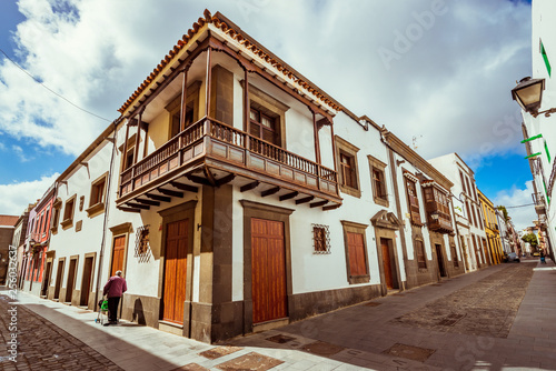 Tourism and travel. Gran Canaria. city of las palmas. Spanish city. The streets of the old town