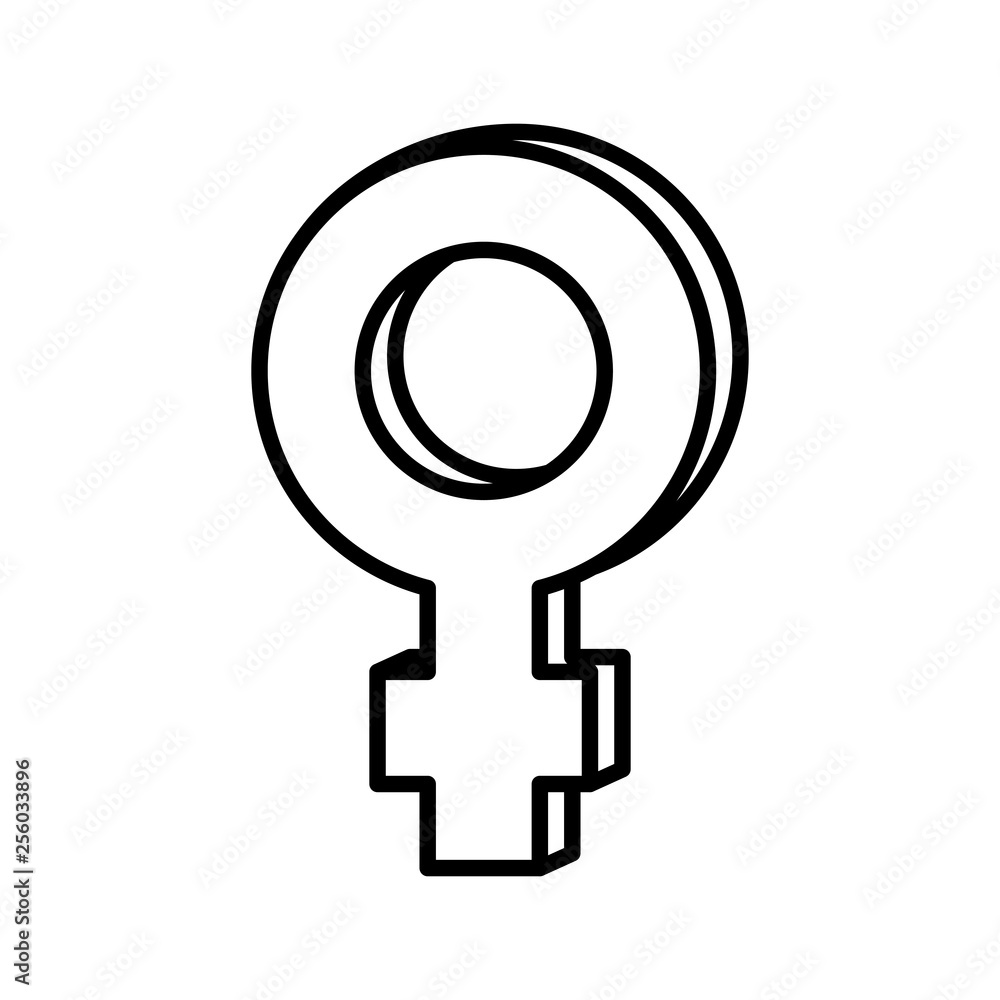 female gender symbol icon