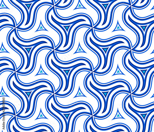 Seamless pattern with rotat...
