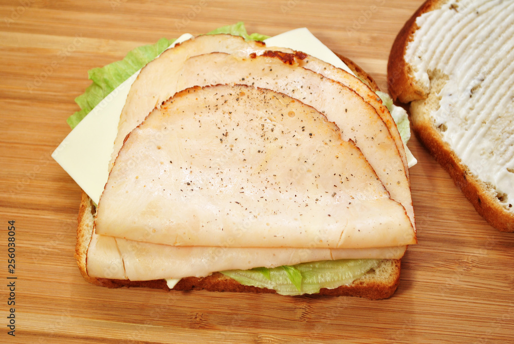 Chicken & American Cheese Deli Sandwich Chicken & American Cheese Deli Sandwich