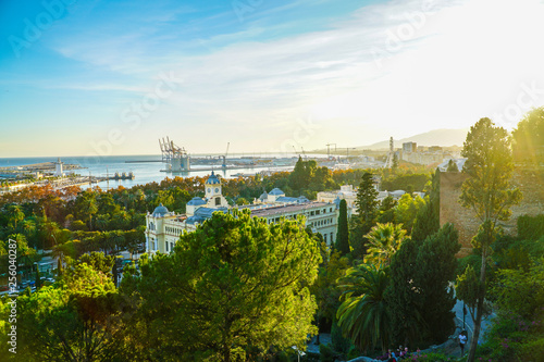 Panorama of the city of Malaga