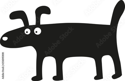 little cute dog illustration