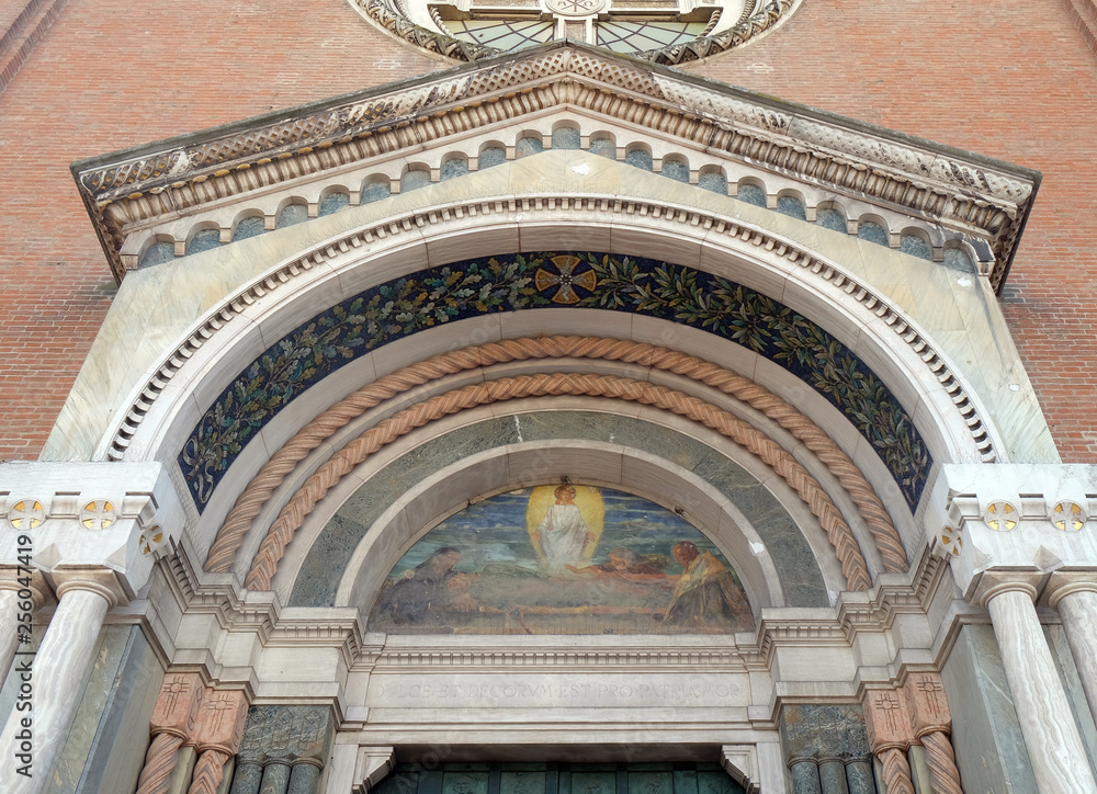 Church of San Giuseppe in Piazza Natale Bruni of Modena, Italy 