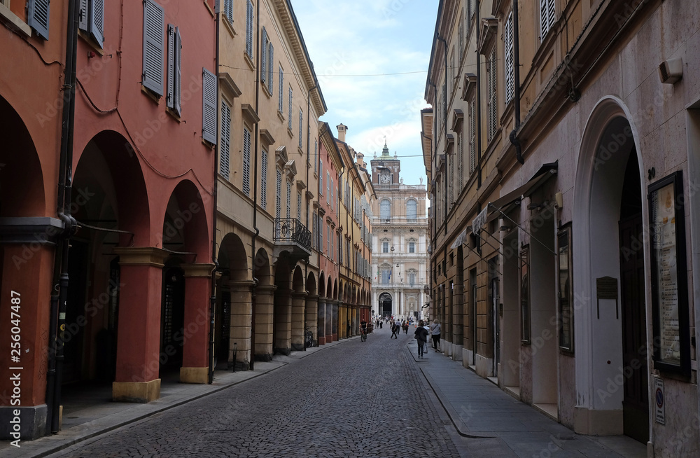 Street in the City Center, Modena, Italy