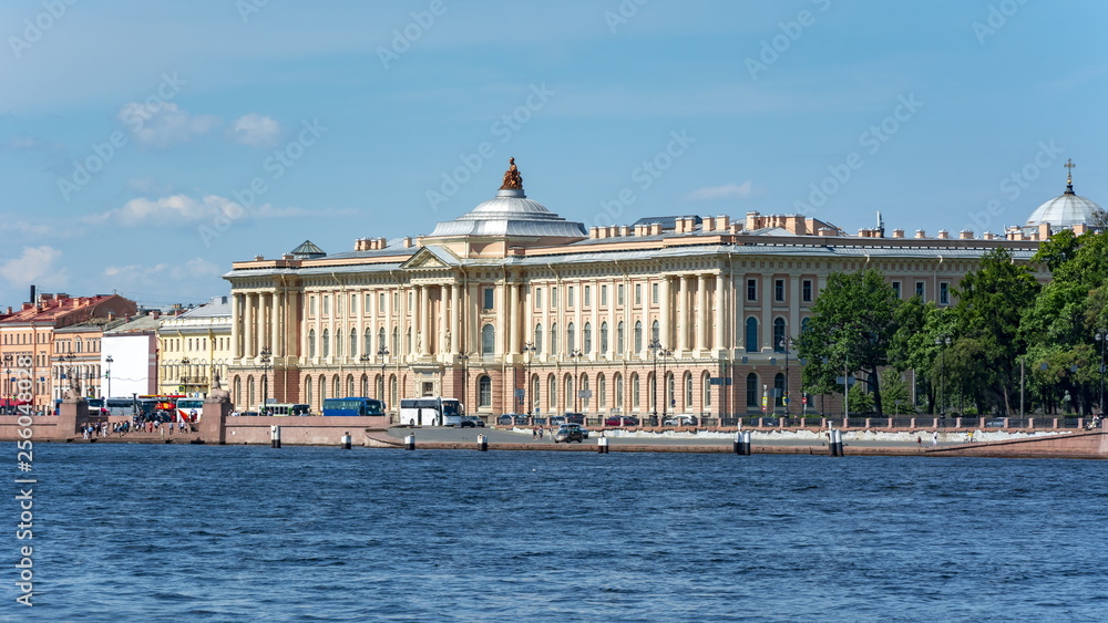 Imperial Academy of Arts building in St. Petersburg, Russia