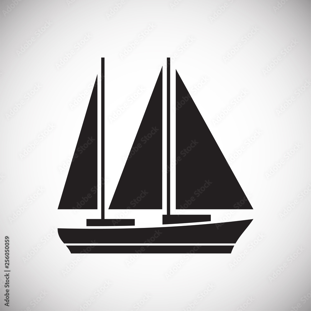Ship icon on background for graphic and web design. Simple vector sign. Internet concept symbol for website button or mobile app. Ship icon on background for graphic and web design. Simple vector sign. Internet concept symbol for website button or mobile app.