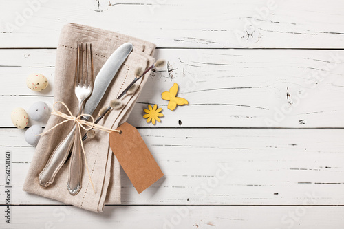 Easter setting table