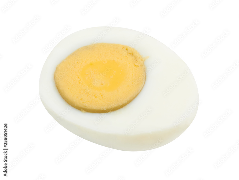boiled egg on white boiled egg on white
