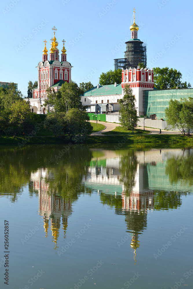 Novodevichy Convent, also known as Bogoroditse-Smolensky Monastery (1524). Moscow, Russia. Summer view Novodevichy Convent, also known as Bogoroditse-Smolensky Monastery (1524). Moscow, Russia. Summer view
