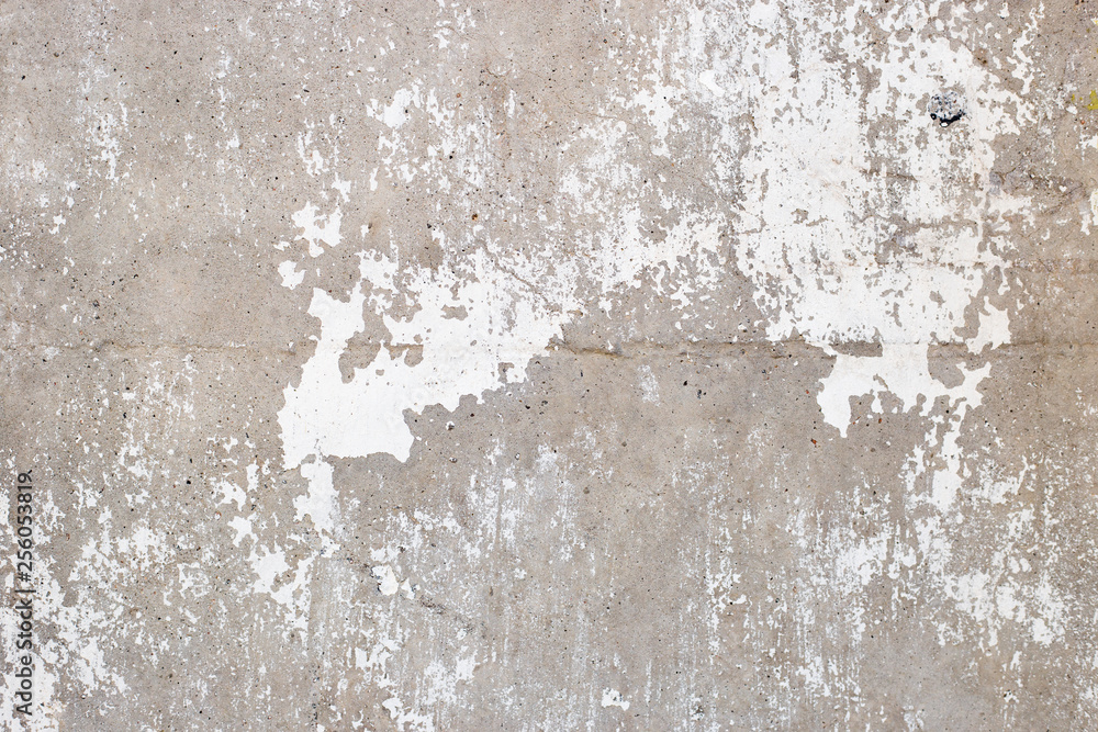 Abstract white and grey cement wall texture, concrete background