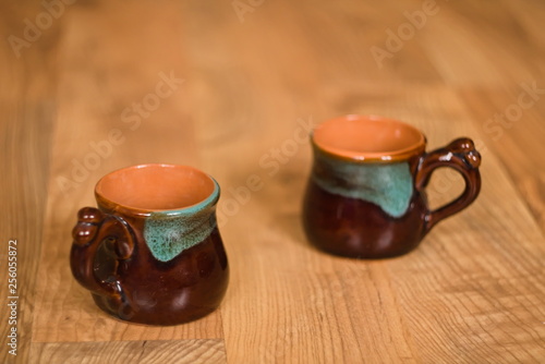 Two Bruan vintage Ceramic cups