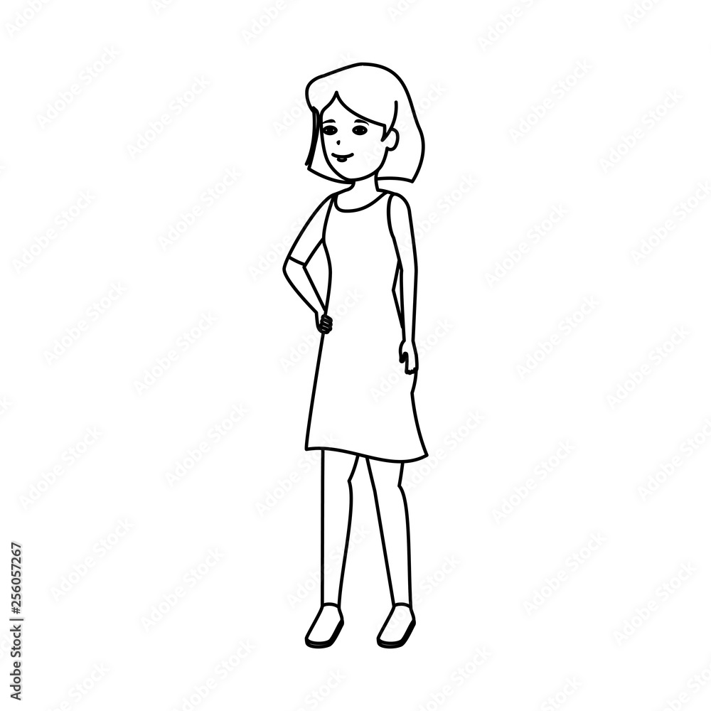 beautiful woman avatar character beautiful woman avatar character