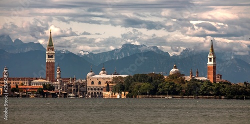 Italy beauty, unbelievable , San Marco with Dolomites behind, Venice, Venezia